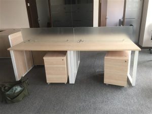 Tủ văn phòng đựng hồ sơ, tài liệu bằng gỗ 2 cánh kính (TVPG-01)