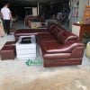 Sofa góc bọc da hàn quốc kt 1m6x2m6 không bàn (SFG-13)