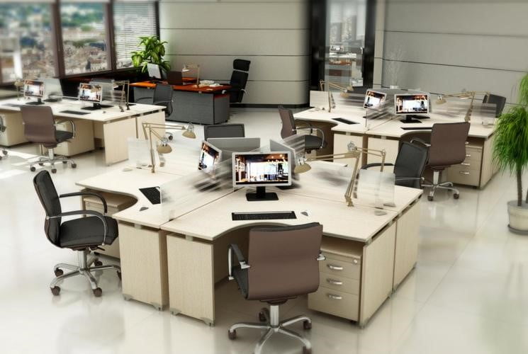 Cách sắp xếp bàn ghế văn phòng thông minh cho không gian làm việc đẹp