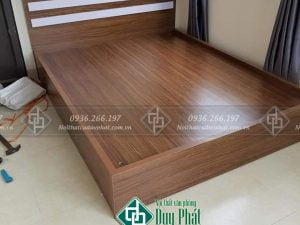 Giường gỗ công nghiệp chống ẩm kt 1m6-1m8x2m giá 3500k