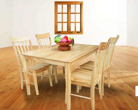 Địa chỉ cung cấp bộ bàn ăn gỗ cao su Giá Rẻ - Chất lượng tốt