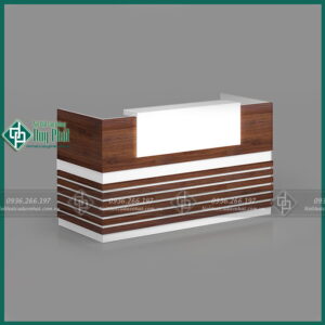 Quầy lễ tân kt 50x1m6 cao 1m05 (QLT-10)