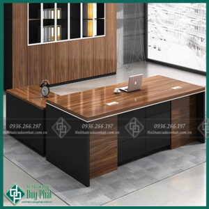 Bàn giám đốc giá rẻ KT 80cm x1,6m (BGDL-07)