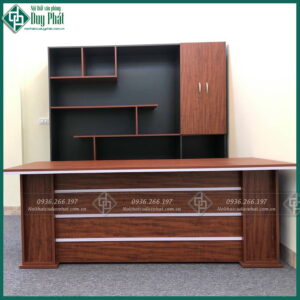 Bàn giám đốc không hộc liền kt 80x1m6 (BGD-03)