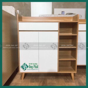 Tủ giày gỗ công nghiệp kt rộng 1m cao 1m1 sâu 30cm (TGI-07)