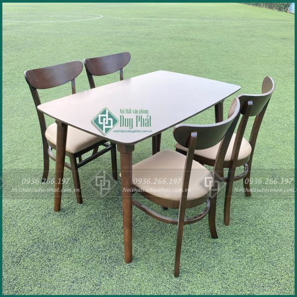 Bộ bàn ăn 4 ghế kt mặt 75x1m2 cao 75cm (BAN-01)