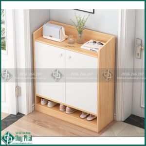Tủ giầy 3 cánh hở chân KT rộng 1m cao 1m1 sâu 30 (TGI-04)