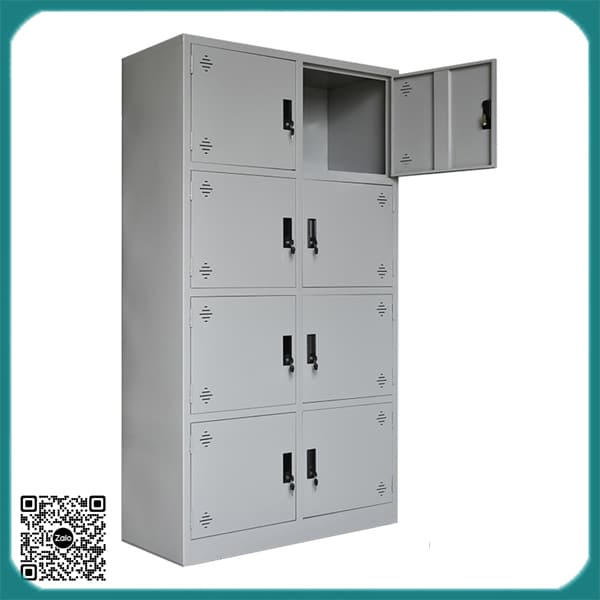 Tủ locker 8 ngăn văn phòng đẹp giá rẻ (TLK-02) Tủ locker 8 ngăn văn phòng đẹp giá rẻ (TLK-02)