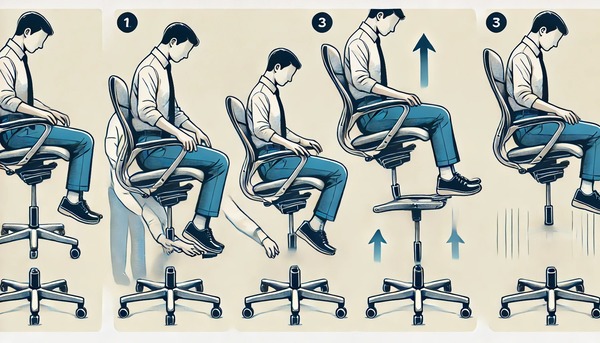 Ghế xoay không hạ được xử lý thế nào?