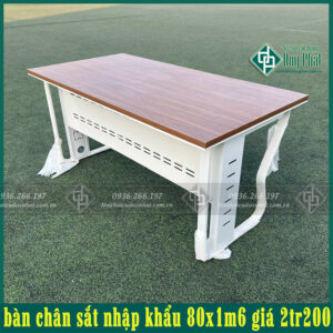 Bàn giám đốc chân sắt nhập khẩu (BGD-04)