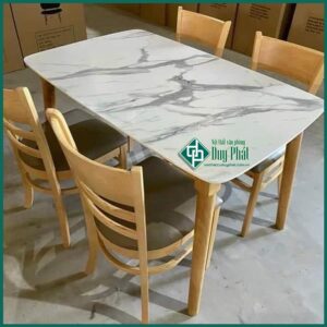 Bộ bàn ăn 4 ghế giá rẻ (BAN-03)