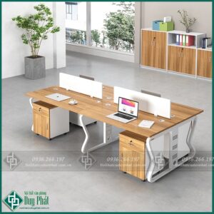 Module bàn vách ngăn 4 người 2m4 – BLVDP35