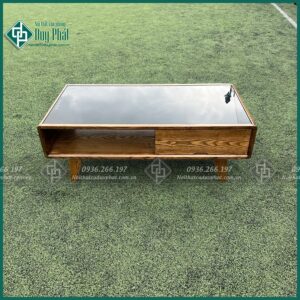 BÀN SOFA GỖ SỒI MẶT KÍNH (BSFDP2200)