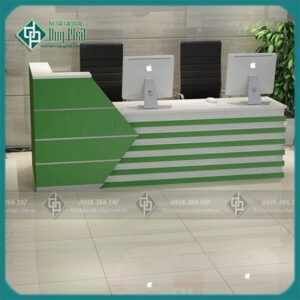 quầy lễ tân đẹp mẫu 2023 ( QLT12)