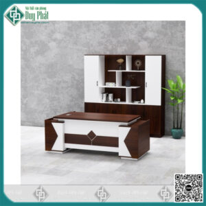 Bàn giám đốc 1 hộc chữ L kích thước 1m6x1m8 mặt rộng 80cm (BGDL-14)