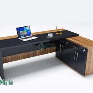 Bàn giám đốc chữ L kích thước 1m2x1m8 mặt rộng 70cm (BGDL-15)