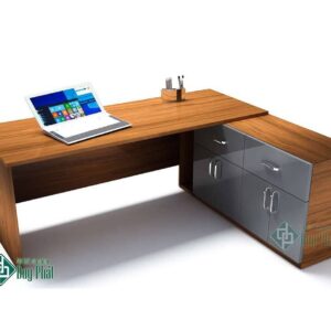 Bàn giám đốc chữ L kích thước 1m2x1m8 mặt rộng 70cm (BGDL-16)