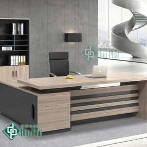 Bàn giám đốc chữ L kích thước 1m2x1m8 mặt rộng 70cm (BGDL-17)