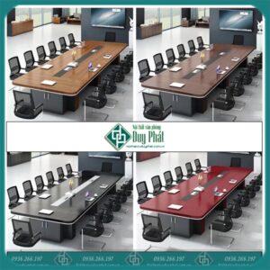 Bàn họp chân hộp KT 1m4x3m (BHCH-09)