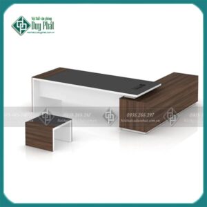 Bàn giám đốc chữ L kích thước 1m2x1m8 mặt rộng 70cm (BGDL-20)