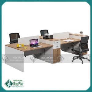 Cụm bàn làm việc vách ngăn 4 người – BLVDP64