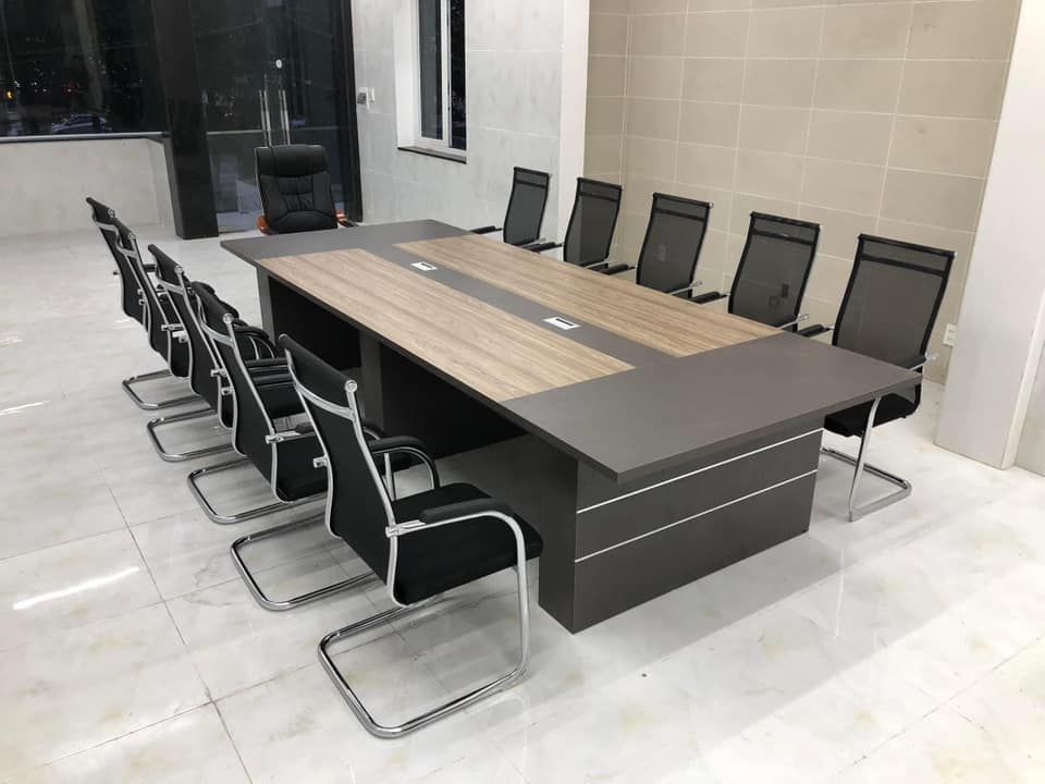 Bàn họp gỗ công nghiệp